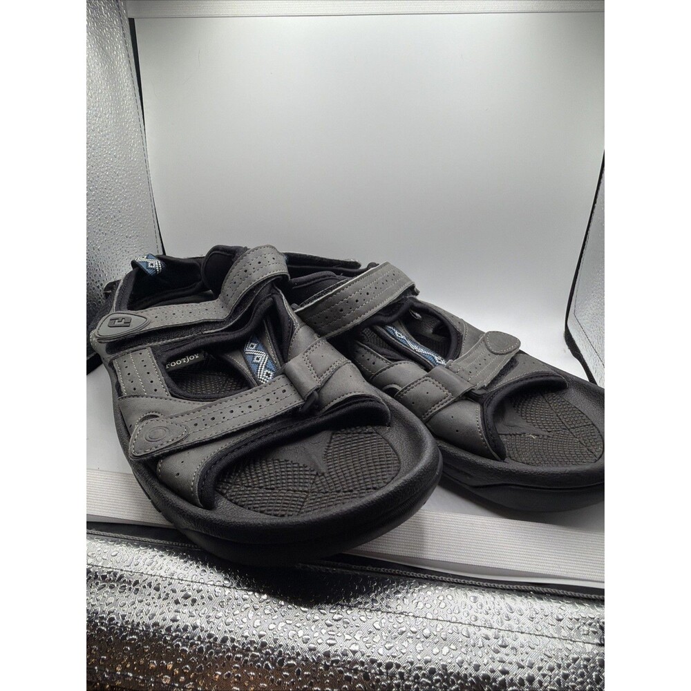 FootJoy Specialty Mens Grey Leather Golf Sandals Cleats Spikes Size 12 M 45694